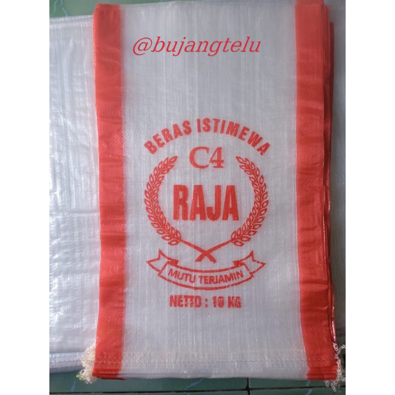 karung beras C4 raja 10kg isi 50 pcs
