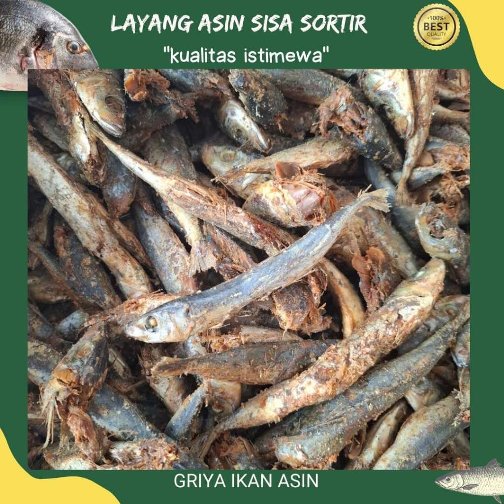 

ikan layang/ikan asin klotok k2 sisa sortir tanpa pengawet termurah