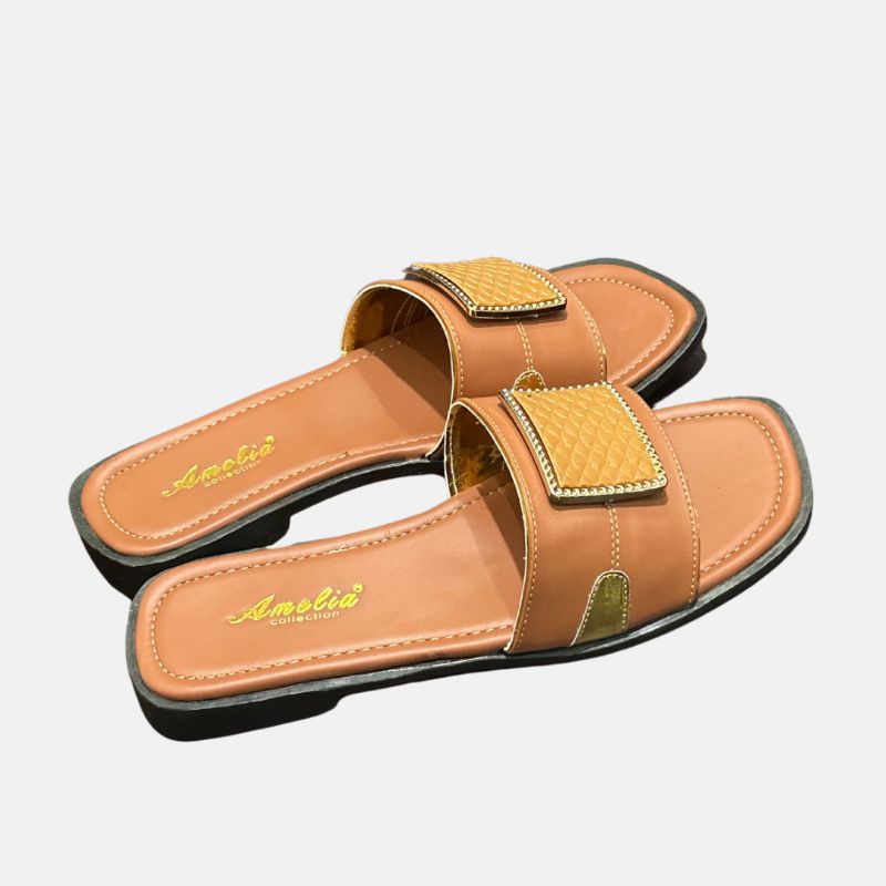 AMELIA SANDAL WANITA ORIGINAL / FLATSHOES / SEPATU | Nadia's Collection