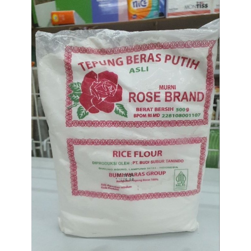 

Tepung Beras putih rosebrand 500g