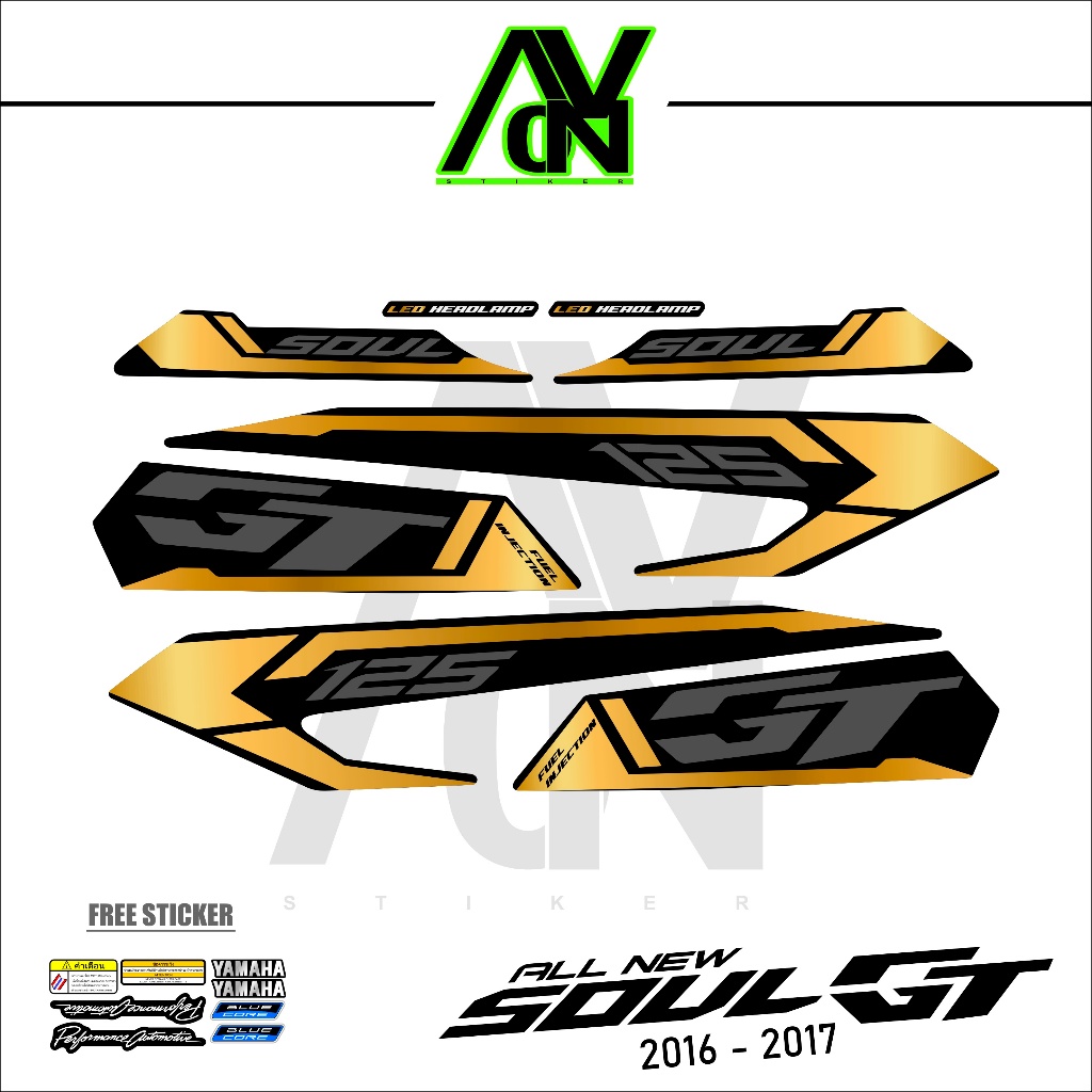 STIKER STRIPING MIO SOUL GT 125 ROBOT 2016-2017 GRAFIS VARIASI 04