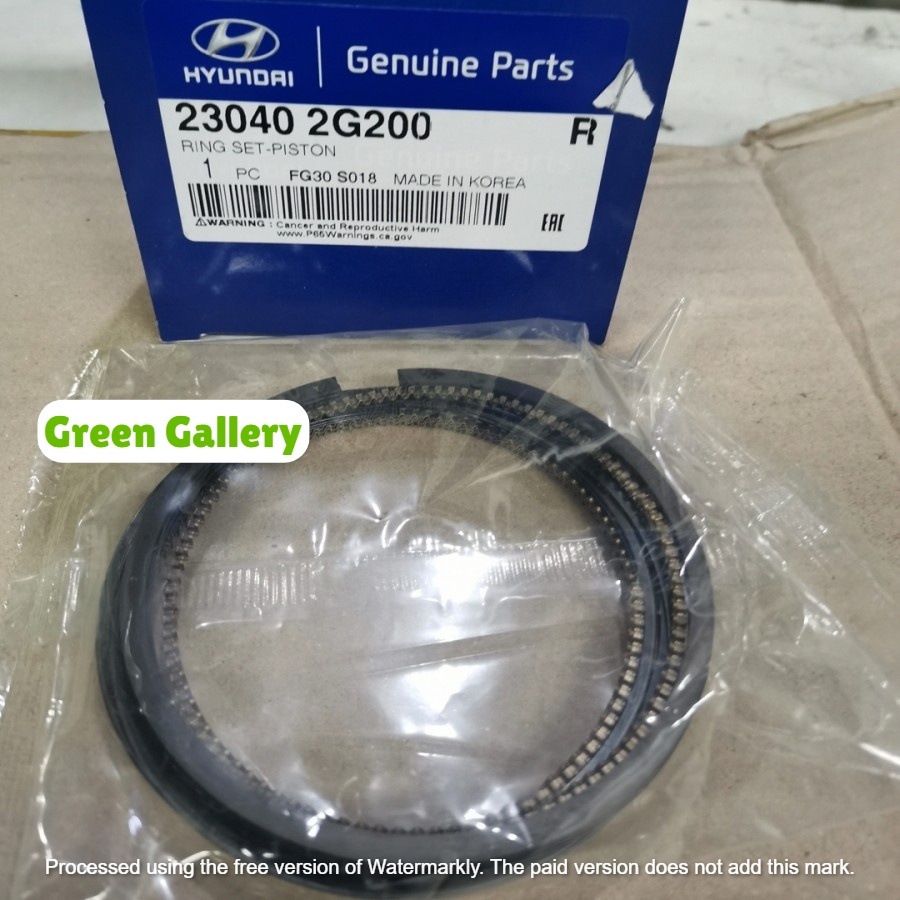 Ring piston hyundai h1 bensin / new santa fe bensin original hyundai