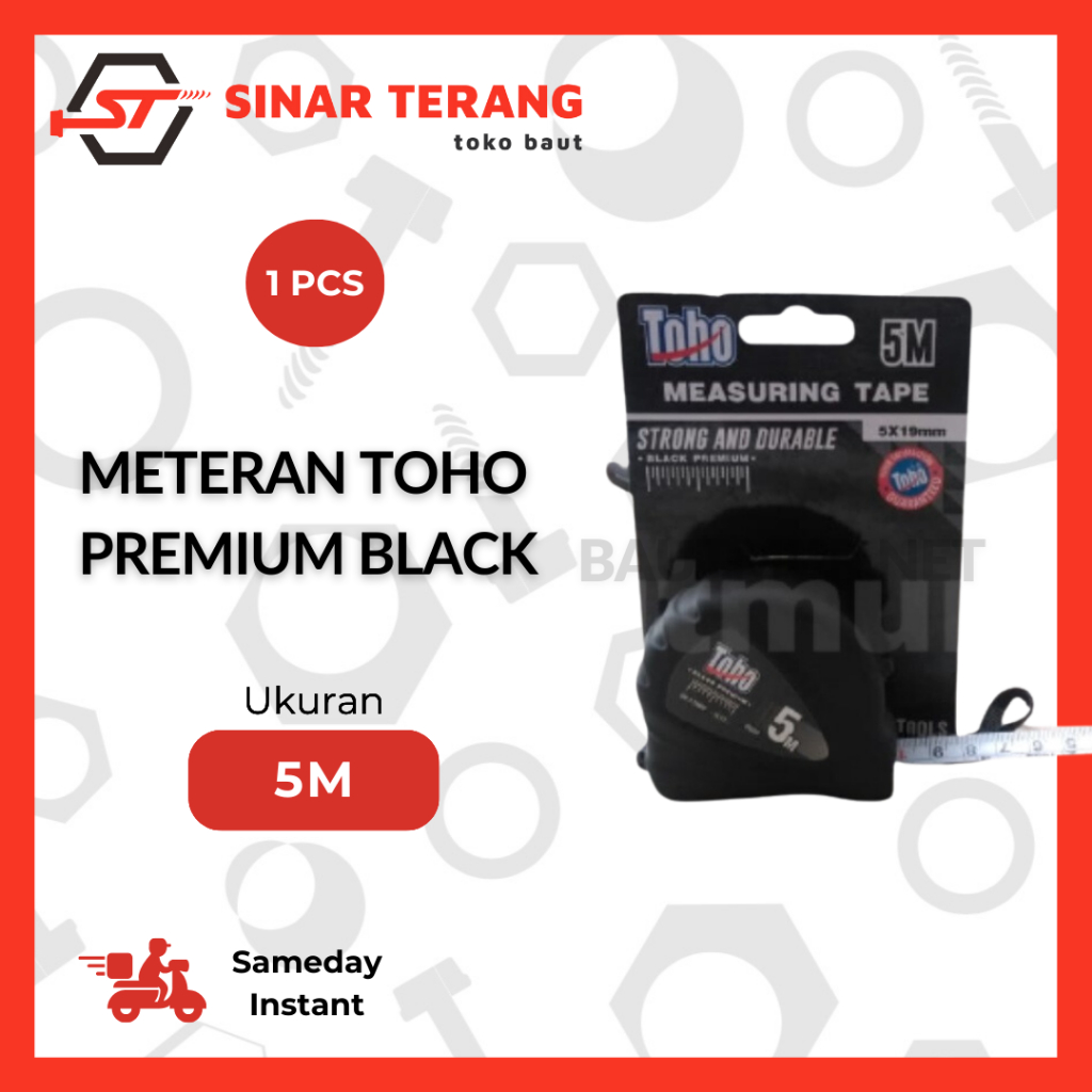 Meteran 5 meter TOHO Premium - Meteran Roll 5m ORIGINAL