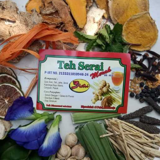 

WEDANG TEH SERAI MERAH 3 PUTRI ISI 10 BKS INCLUDE GULA AREN