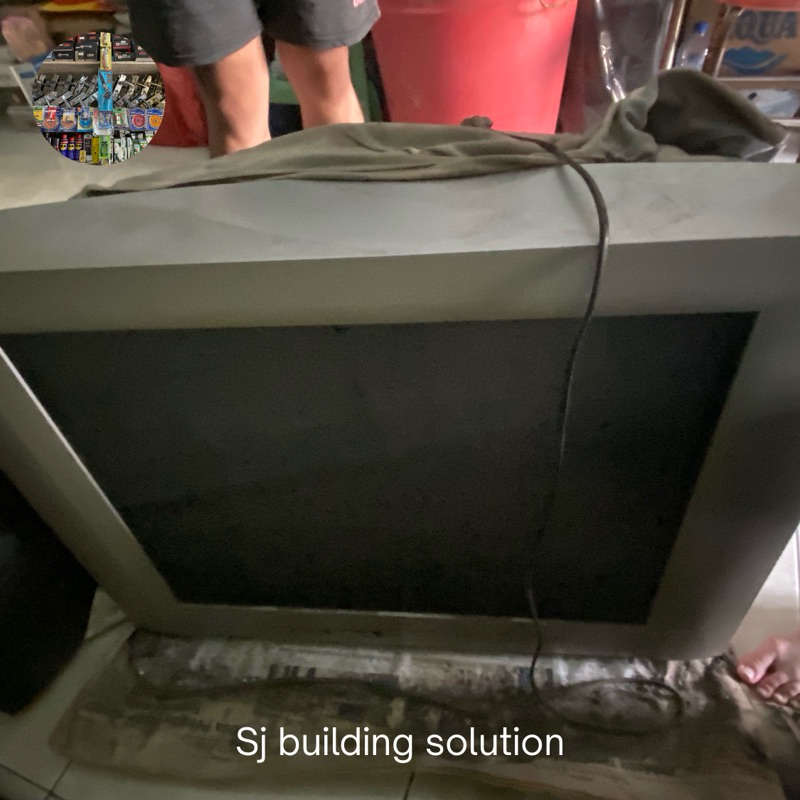 TV JADUL TV TABUNG 21” PHILIP TV PAJANGAN DECOR CAFE TIVI LAMA PHILIPS