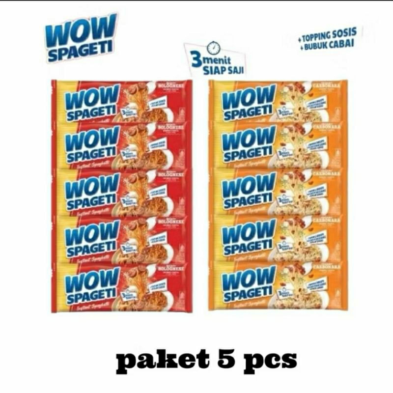 

spageti WOW mayora 5pcs