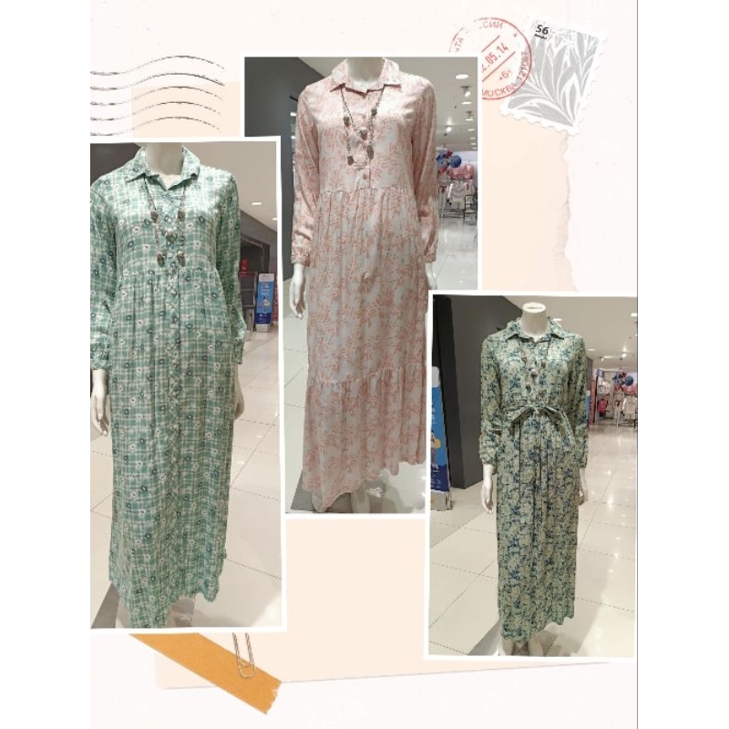 NOVEL MICE - Promo Gamis Wanita Bahan Katun Size S-XXL Original