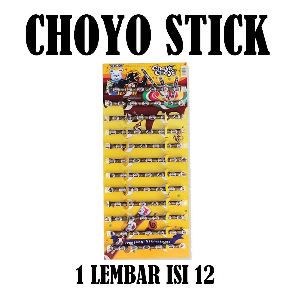 

YOSAN CHOYO-CHOYO STICK COKELAT PASTA ISI 12