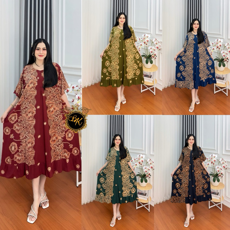 Daster Jumbo Ld 140 | Daster Jumbo Wanita | Daster Cap Ld 130| Daster Menyusui