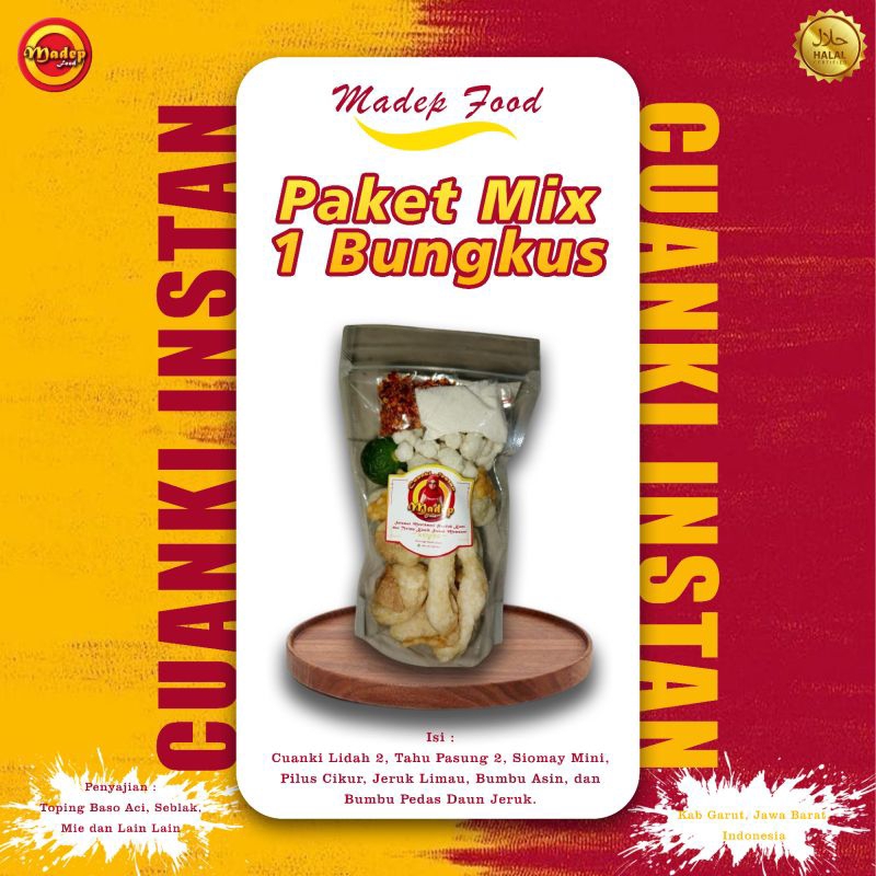 

Cuanki Instan Paket 1 Bungkus Madep Food