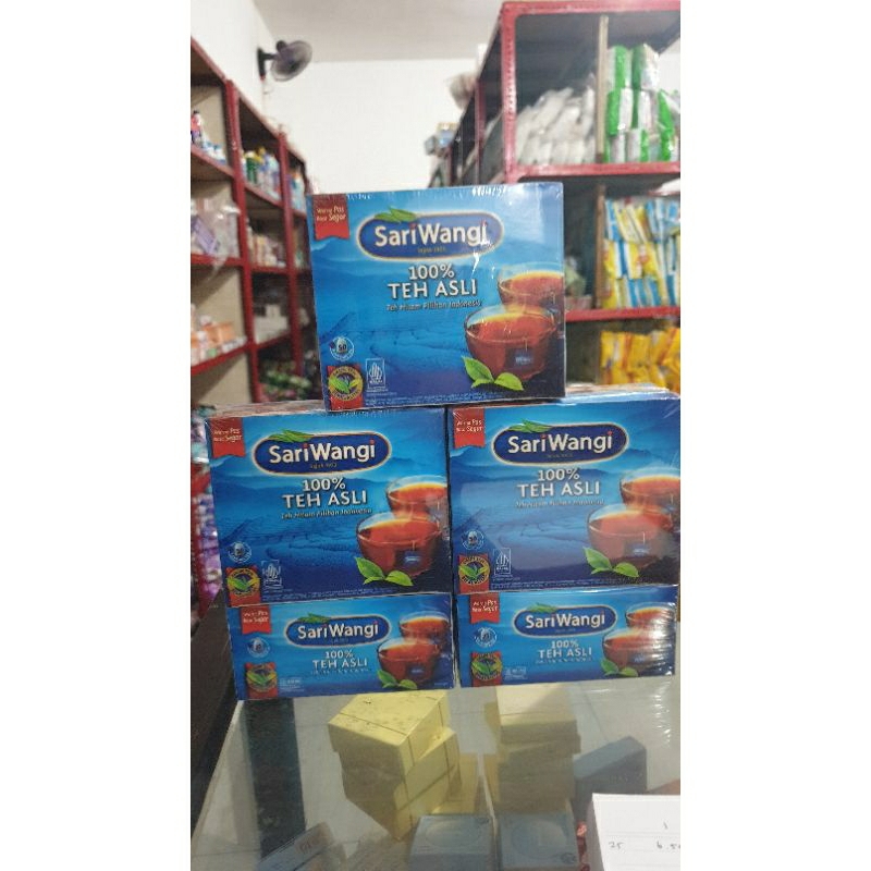 

teh kantong sariwangi bundling 3 box besar dan 3 box kecil