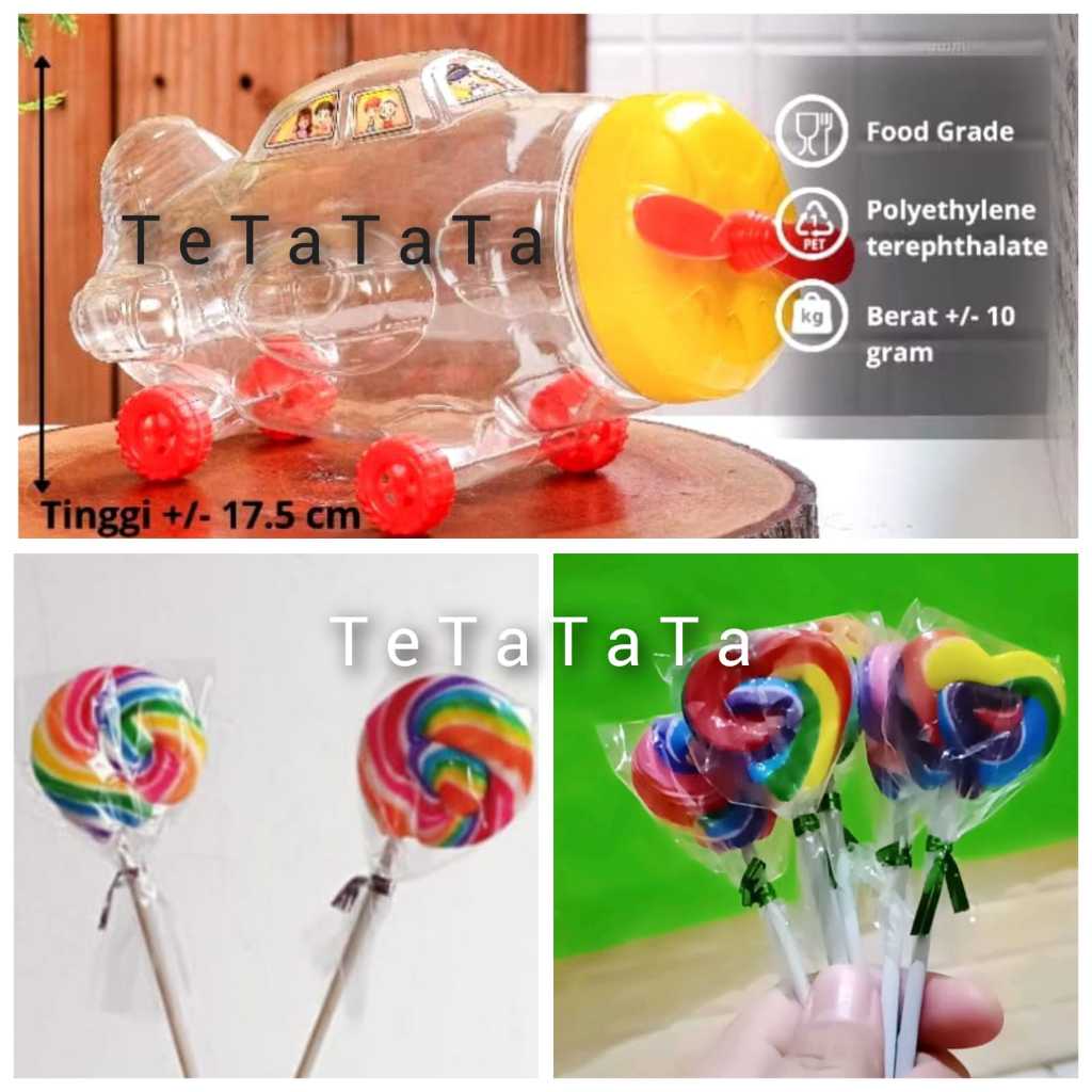 

toples lebaran - permen lolipop isi 20, 30, 40 & 60 pcs motif love dan bulat - snack warung cemilan