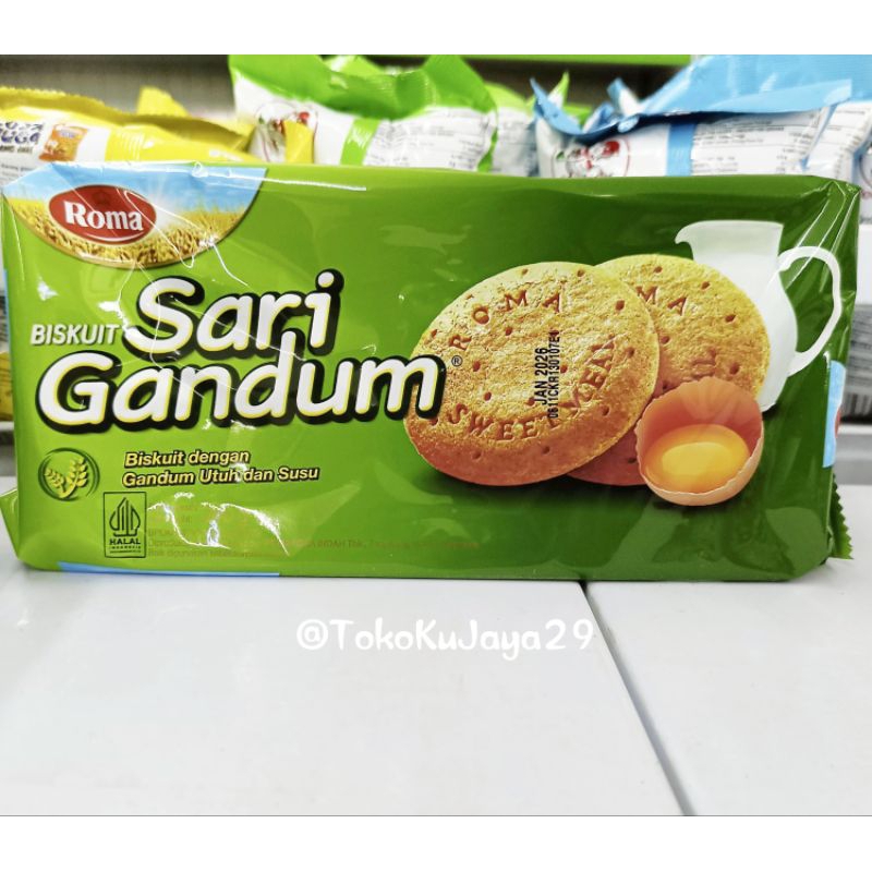 

Roma Sari Gandum Biskuit dengan Utian Susu 240gr 1 Pcs