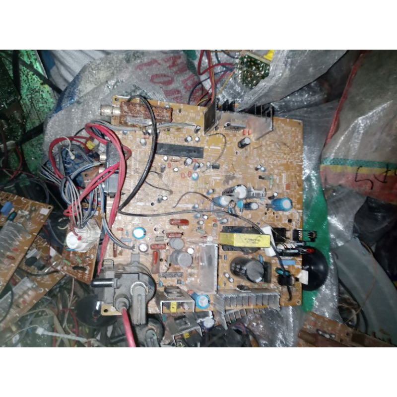 mesin tv LG slim model kotak Mati  pakai ic 76211