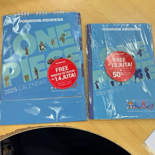 

Yoshinoya Indonesia One Piece Calendar & Agenda 2025