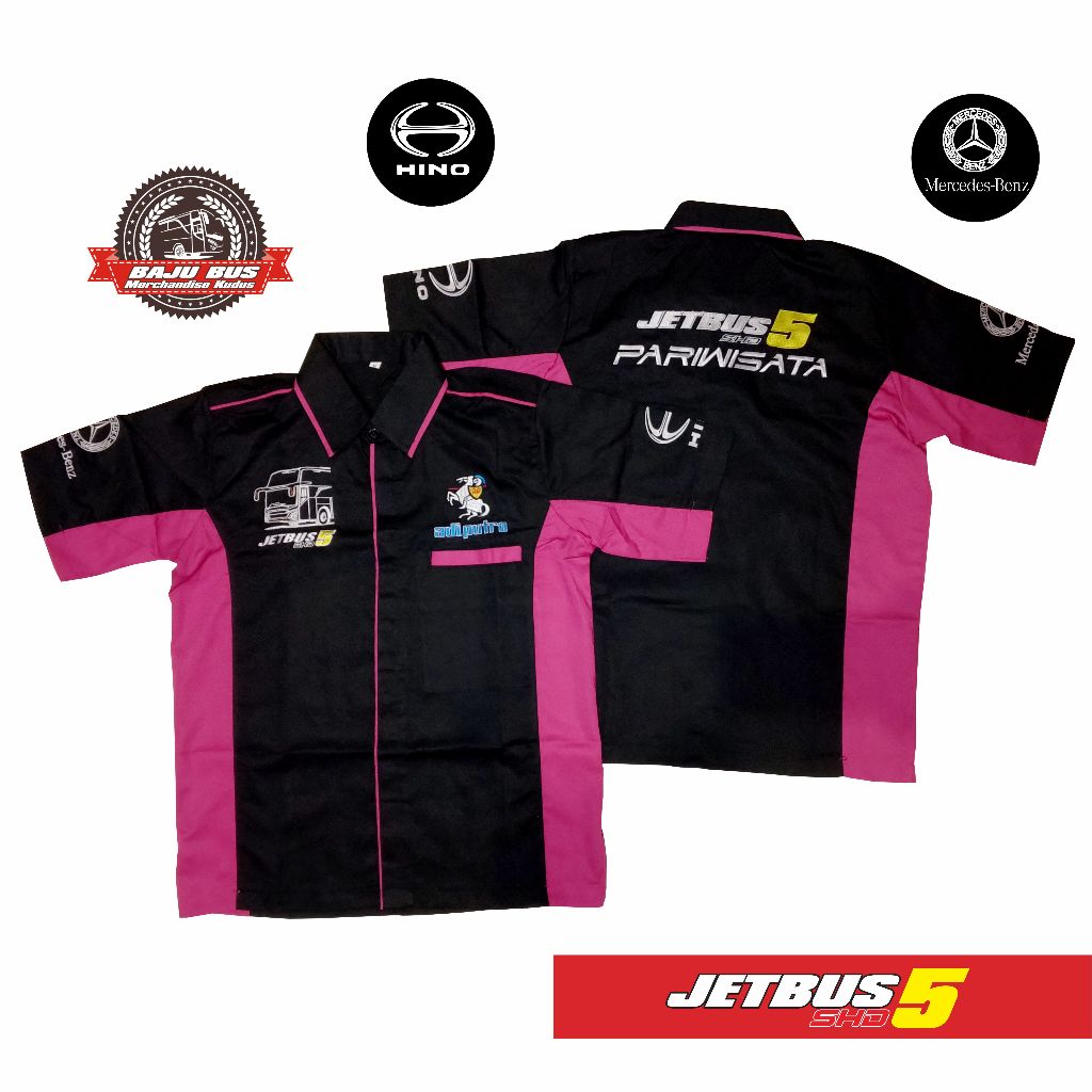Kemeja Jetbus 5 / Baju Jetbus 5 / Baju Bus Pariwisata