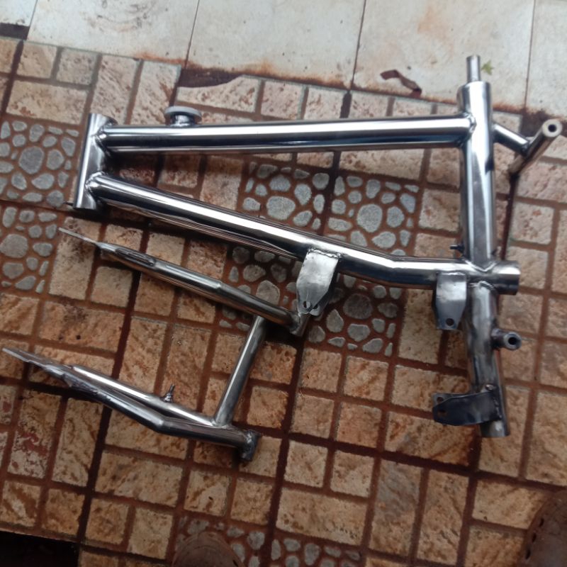 rangka arm bmx cub bahan full stenlis pipa besar