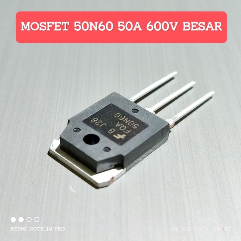 MOSFET FQA50N60 FET LAS 50N60 FC BIASA