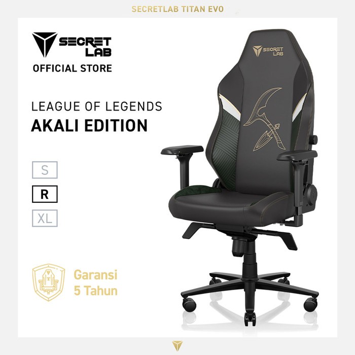 Secretlab TITAN Evo Kursi Gaming — League of Legends Akali