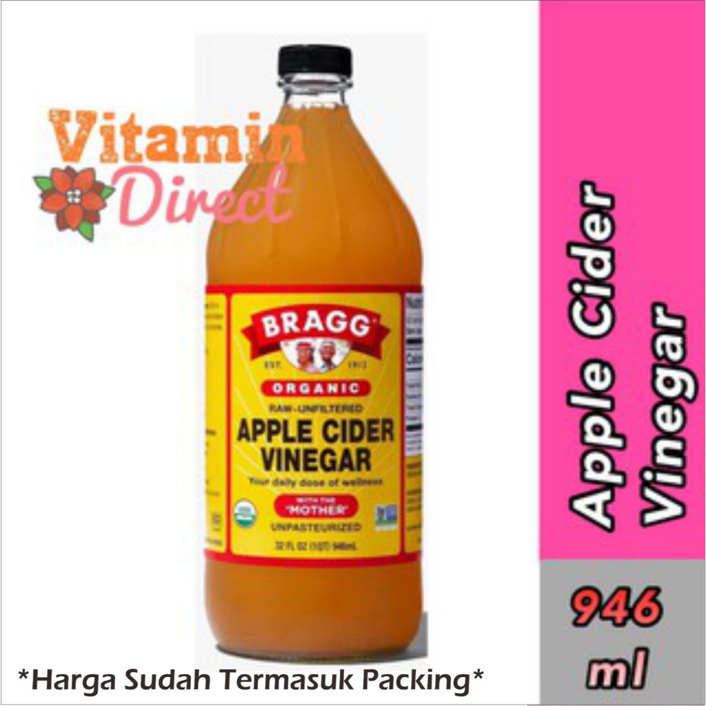 

Bragg Organic Apple Cider Vinegar with The 'Mother' Raw-Unfiltered 946 ml 946ml