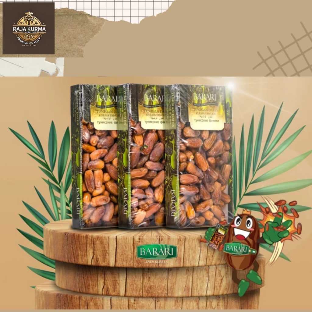 

Kurma Barari Deglet Nour Natural (Curah) 1Kg Tunisia