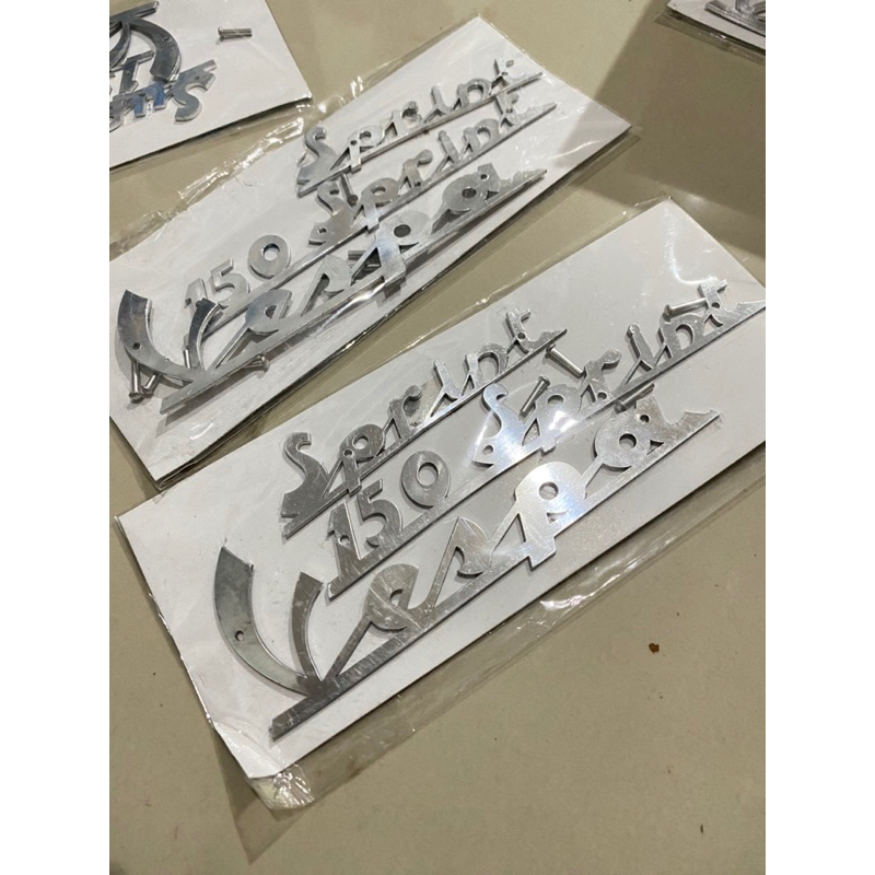 emblem set vespa sprint tebal lengkap