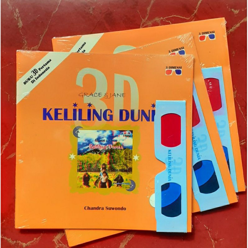 Buku Anak | Buku Cerita - Keliling Dunia dilengkapi Kacamata 3D