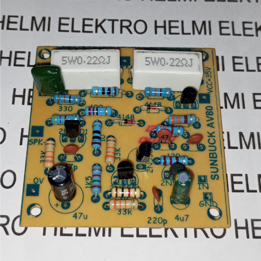 DRIVER POWER AMPLIFIER QUASI NPN / PNP 100W SUNBUCK AV80