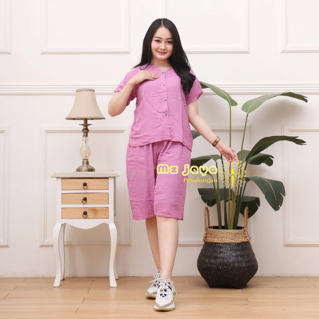 Hotpant Setelan Pendek Wanita Baju Tidur Piyama Batikwarna | COD Setelan baju bali polos celana pend