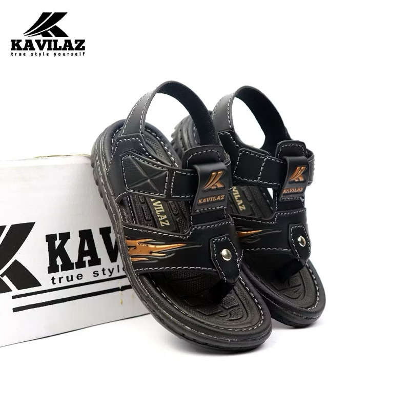 KAVILAZ True Style Yourself Sepatu Sandal Gunung Japit Led Anak Laki Laki Umur 2-7 Tahun Size 24-32