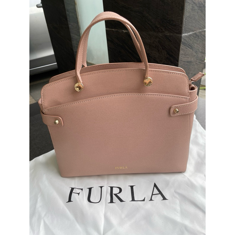 Preloved Furla Agatha Pink original