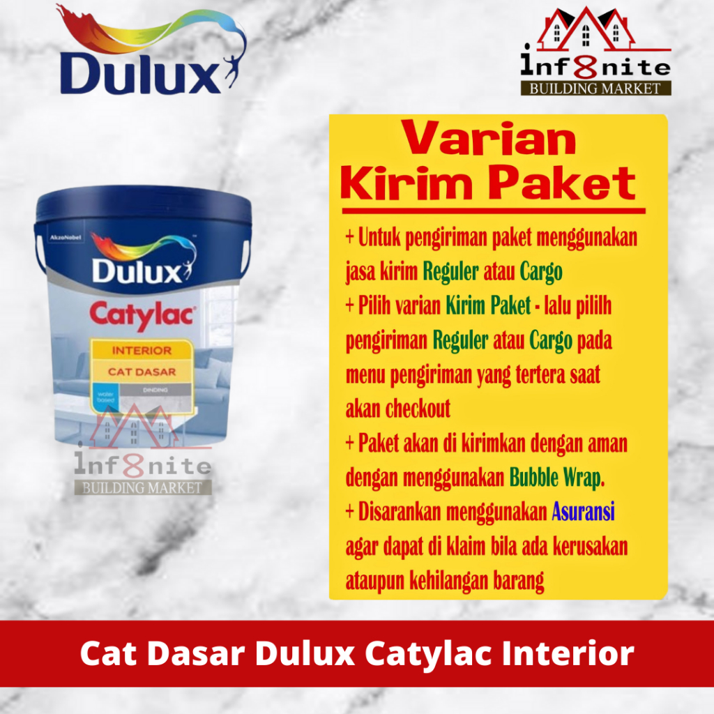 Cat Dasar Dulux Catylac Interior 21 KG Cat Dasar Alkali Sealer Paket