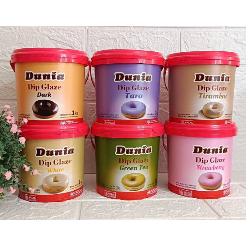 

Dunia dip glaze 1kg (Toping donat,roti,pisang,dll) varian lengkap