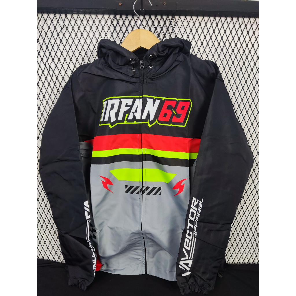 JAKET RACING PARASUT CUSTOM DESAIN SUKASUKA