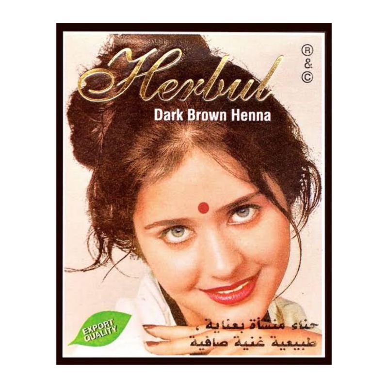 Henna Hair Pewarna Rambut Arab Warna Coklat 10gram