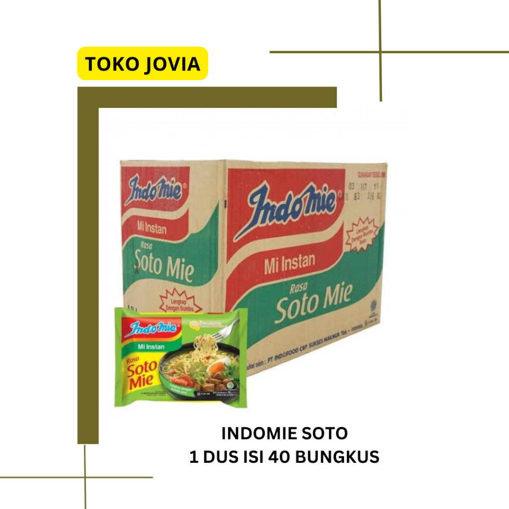 

Indomie Semua Varian Rasa Kemasan Dus