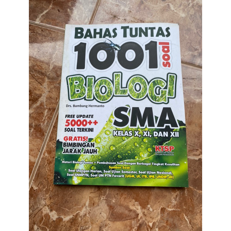 Bahas Tuntas 1001 Soal Biologi SMA