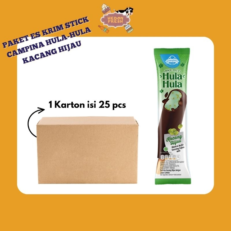 

Paket Es Krim Stik Campina Hula-Hula Kacang Hijau