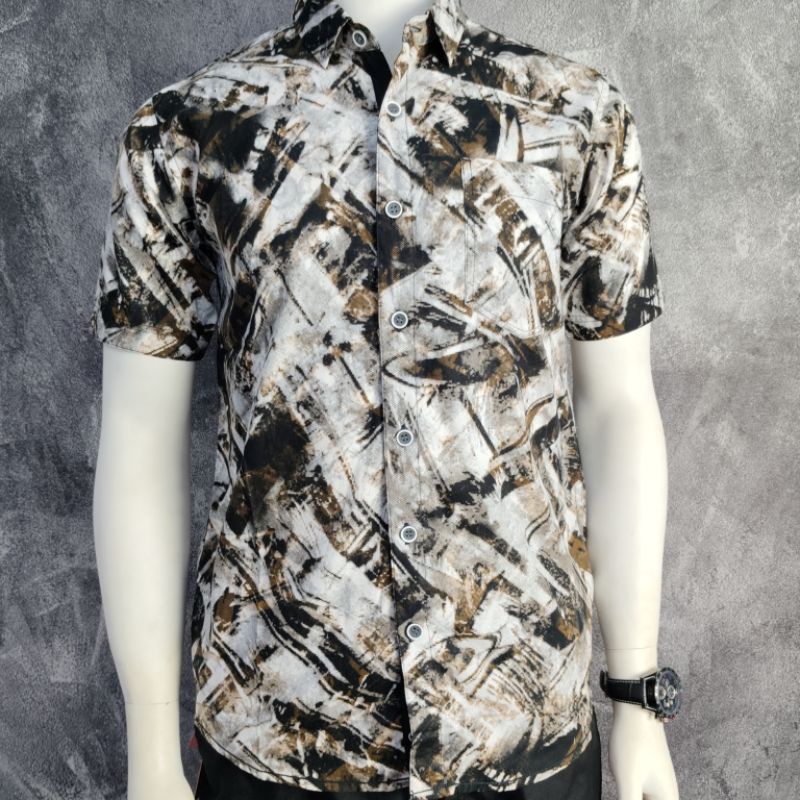 Kemeja CLAUDIOR Pria Motif