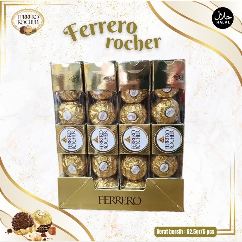 

ferrero rocher isi 5pcs