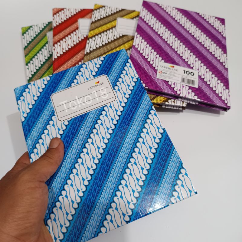 

HJK 1 Pak Buku Hard Cover Quarto PAPERLINE 100 lembar(Isi 5 Buku)