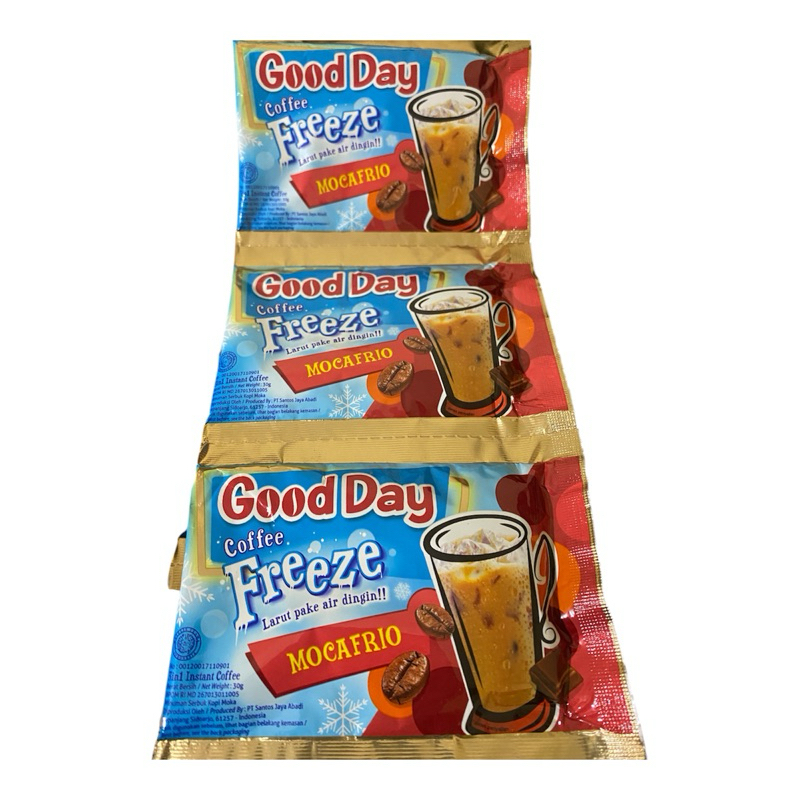 

Kopi Good Day Freeze 1 renceng - 10 sachet