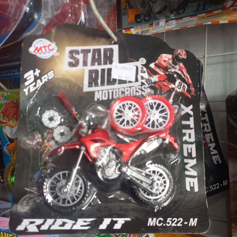 motor trail kecil mainan motoran