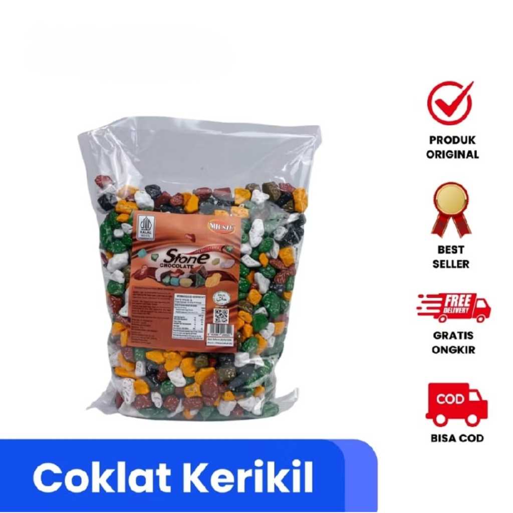 

coklat stone coklat batu krikil kemasan 1 kg