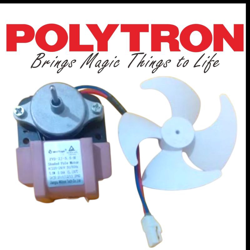 DINAMO MOTOR FAN KULKAS POLYTRON 2 PINTU ORIGINAL