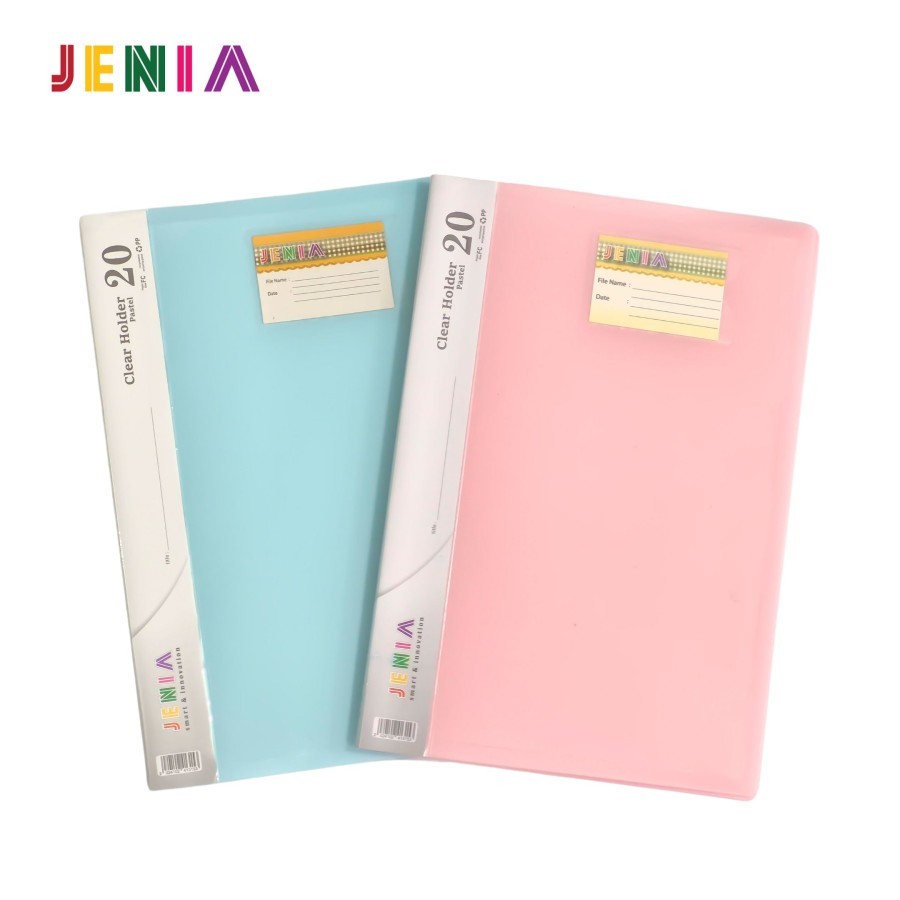 

Clear Holder Pastel Jenia 20 Sheets