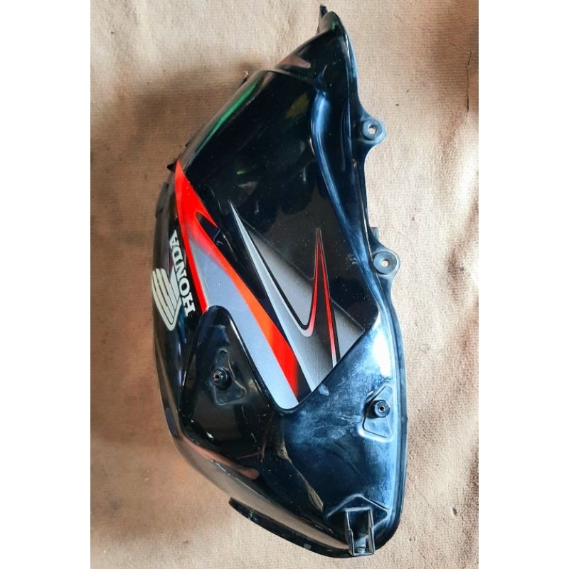 tanki tangki tiger revo hitam 2013 original bawaan motor