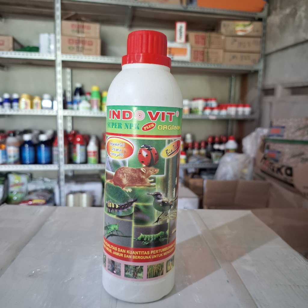 Indovit Super Npk Plus Organik 500 ml - Pupuk Organik Cair