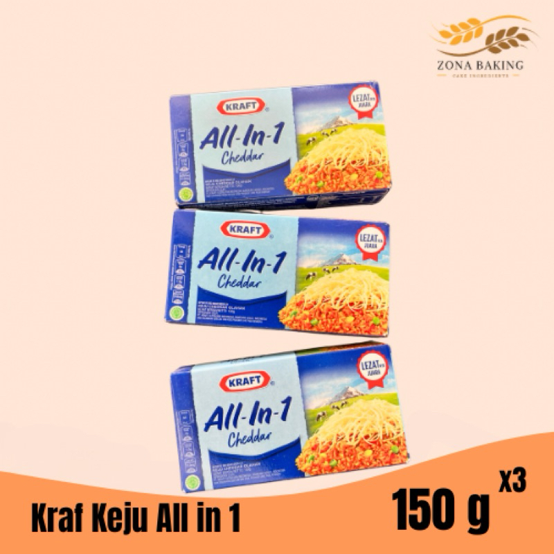 

Kraft Keju All in 1 150g x3