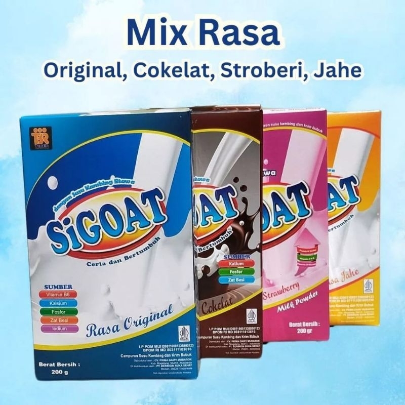 

SUSU SIGOAT /SUSU KAMBING ETAWA ORIGINAL /ANEKA VARIAN RASA SUSU ETAWA